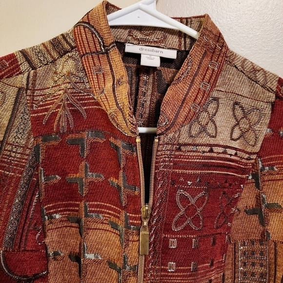 ☆☆♡♡Dressbarn small jacket front Zipper - Picture 6 of 7